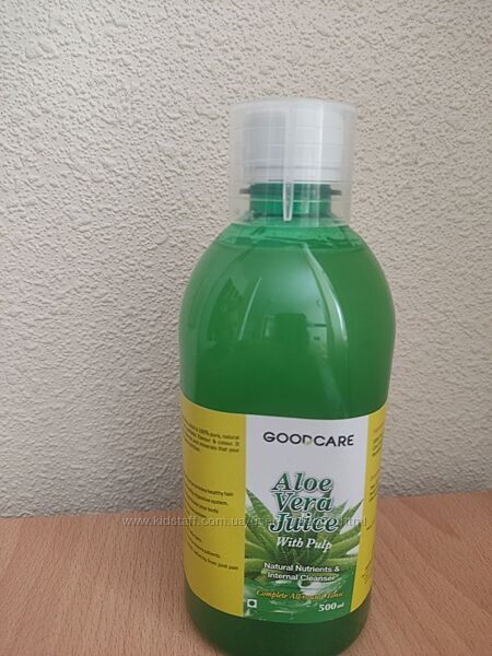  Алое Вера сок натуральный , Aloe Vera Juice, GoodCare Badiyanath, 500 ml