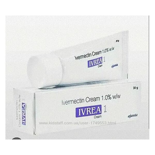 Крем ивермектин антипаразитарный Ивреа Аджанта Фарма Ajanta Pharma Ivrea