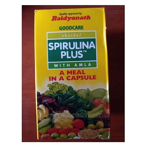 Спіруліна Spirulina Good Care Індія - харчування майбутнього 100 натуральне