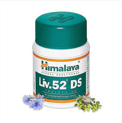 Лів 52 ДС - подвійна сила - лікування печінки - Himalaya Liv 52 DS, 60 таб.