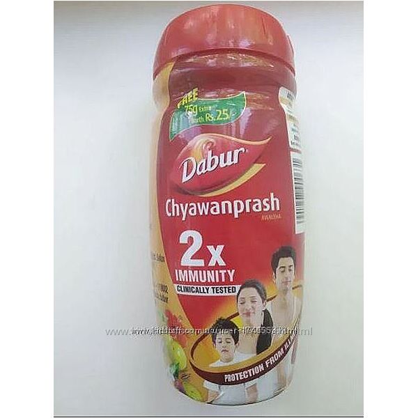 Чаванпраш Подвійний імунітет, 550 г, Дабур Chyawanprash DOUBLE Immunity, 22