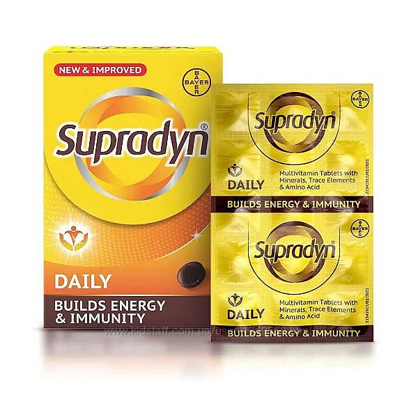 Супрадин Мультивитаминный комплекс Supradyn Daily Multivitamin Tablets