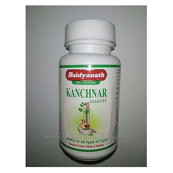 Канчнар Гуггул, Kanchnar gugulu Baidyanath очищення організму, лімфи