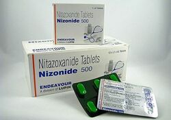 Антипаразитарное Низо нидНитазо ксанид 500 nitazo xanide. 1 пластинка 6 таб