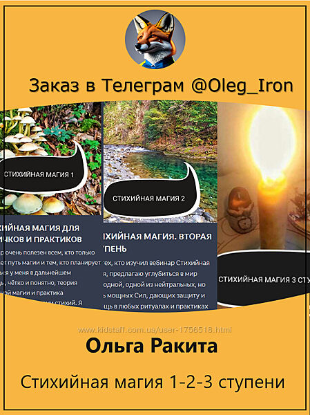  Ольга Ракита Стихийная магия.  Первая Вторая Третья ступень