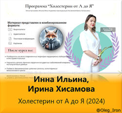  Инна Ильина, Ирина Хисамова  Холестерин от А до Я 2024