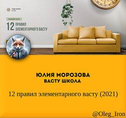 Юлия Морозова Васту школа 12 правил элементарного васту 2021