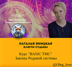 Наталья Яницкая   Курс BASIC TMC Законы Родовой системы