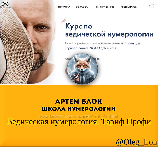 Артем Блок Ведическая нумерология. Тариф Профи
