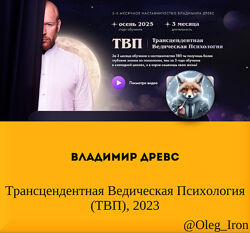 Владимир Древс Трансцендентная Ведическая Психология ТВП, 2023