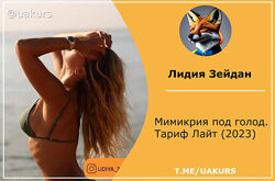  Лидия Зейдан  Мимикрия под голод. Тариф Лайт 2023