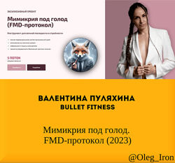 Валентина Пуляхина Bullet Fitness Мимикрия под голод. FMD-протокол 2023