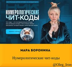 Мара Боронина Нумерологические чит-коды