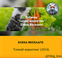   Елена Веселаго    Тонкий маркетинг 2024