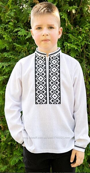 Вишиванки лляні для хлопчиків