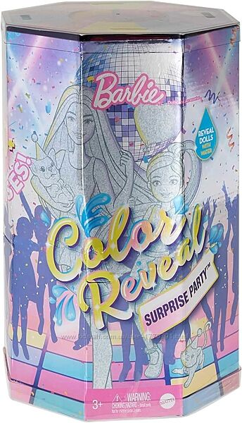 Barbie Color Reveal Party Set with 50 Surprises. Барбі ревіал велика