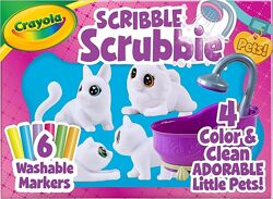 Crayola Scribble Scrubbie pets tub set Набір Крайола малюй і змивай