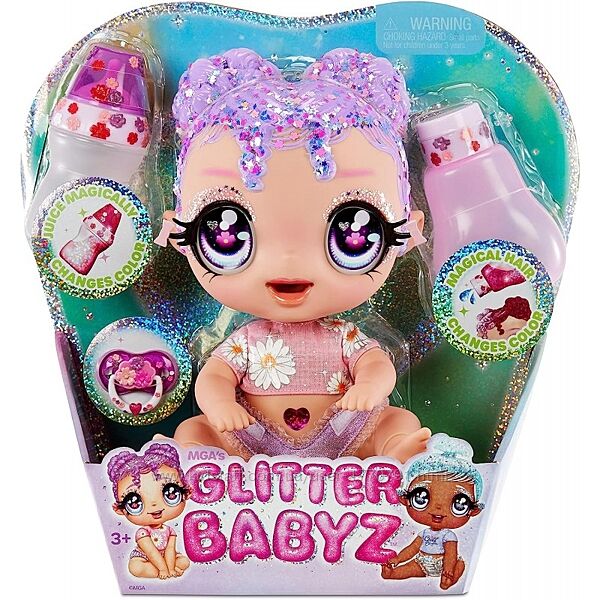 MGA Entertainment Glitter BABYZ Lila  Лілія Глітер Бейбіс