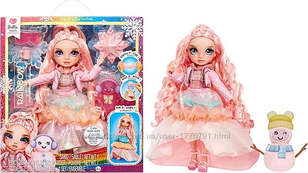 Rainbow High Winter Wonderland Bella - Рейнбоу хай Pink Белла зима