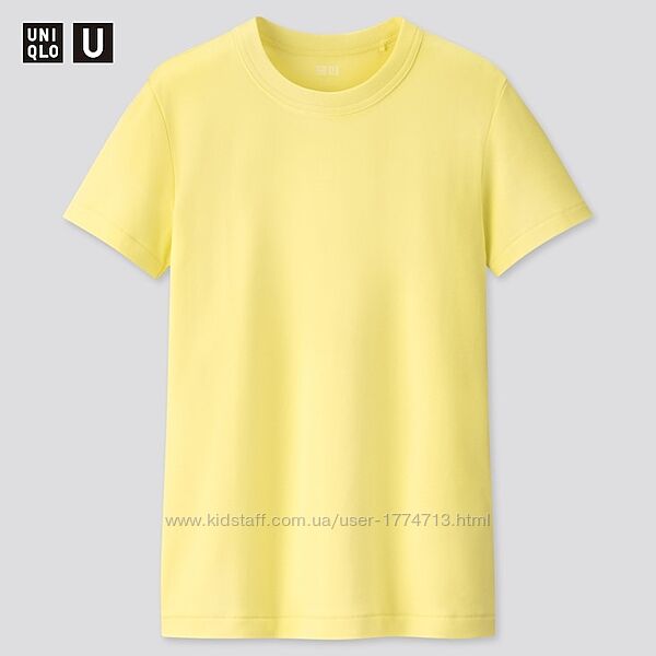 Uniqlo U базові футболки щільна бавовна преміум клас вибір кольору 
