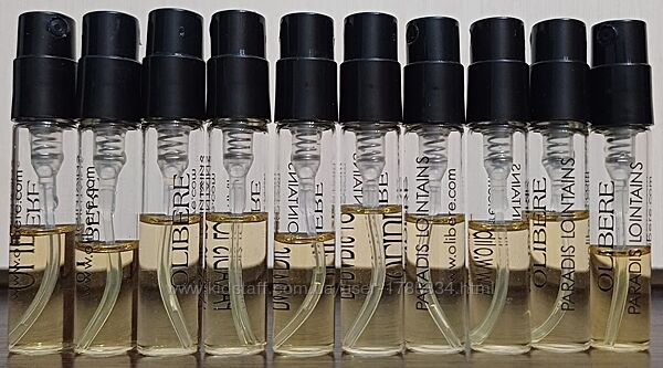 оптовый лот Olibere Les Essentielles Paradis Lointains фирменные семплы