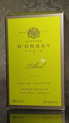 DOrsay Tilleul EDT Винтаж. 100мл. огромная редкость. снятость. новый.