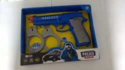 Пистолет наручники набор полиции