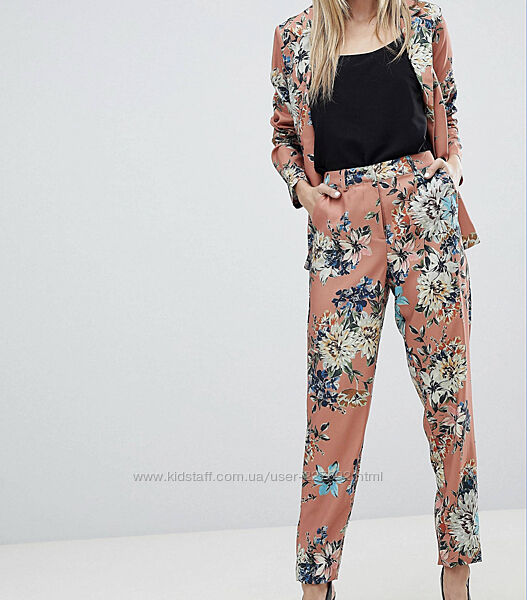 Новые брюки Zara цветочный принт Лимитированная коллекция 
