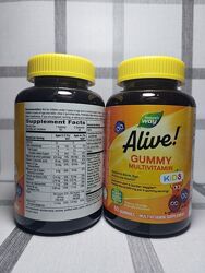 Nature&acutes Way, Alive комплекс мультивитаминов для детей, 60 шт
