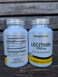 Natures Plus, лецитин 1200 мг 90 капсул