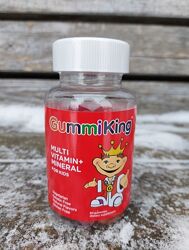 GummiKing, мультивитамины для детей, 60 шт желеек