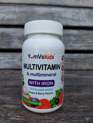 YumVsKids, мультивитамины и минералы  для детей, 120 таблеток