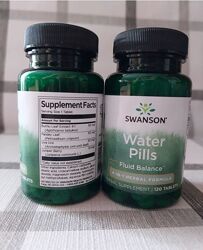 Swanson Water Pills, 120 таблеток