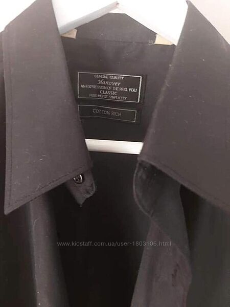 Мужская рубашка черная и серая по 125 грн