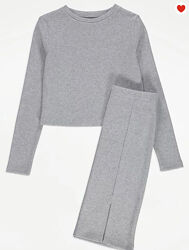 Костюм George Англія р.135-140 9-10років Спідниця та топ. Юбка в рубчік