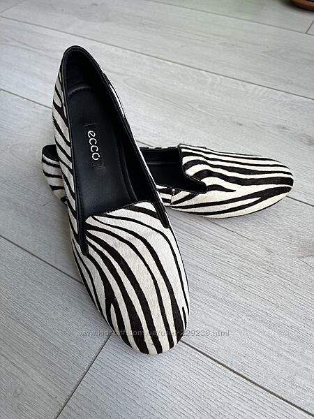 Жіночі туфлі балетки Ecco на розмір 36-36,5