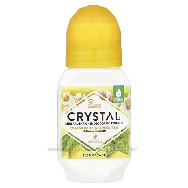 Натуральні безпечні дезодоранти Crystal, Nutribiotic в наявності