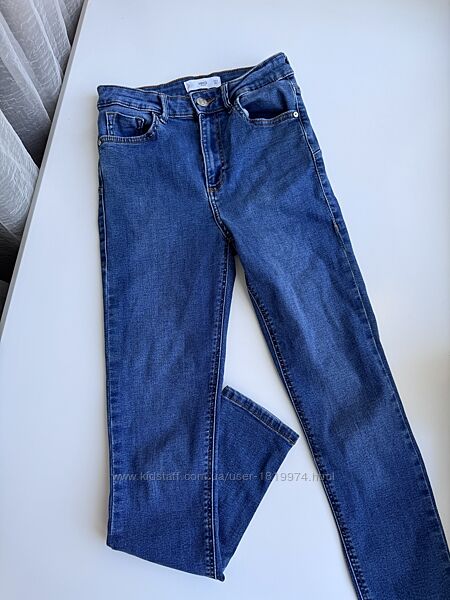 Джинси скині манго mango висока посадка skiny