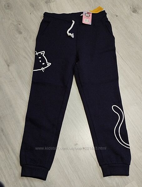 Спортивні штани утеплені для дівчинки