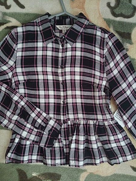 Блуза рубашка в клітинку