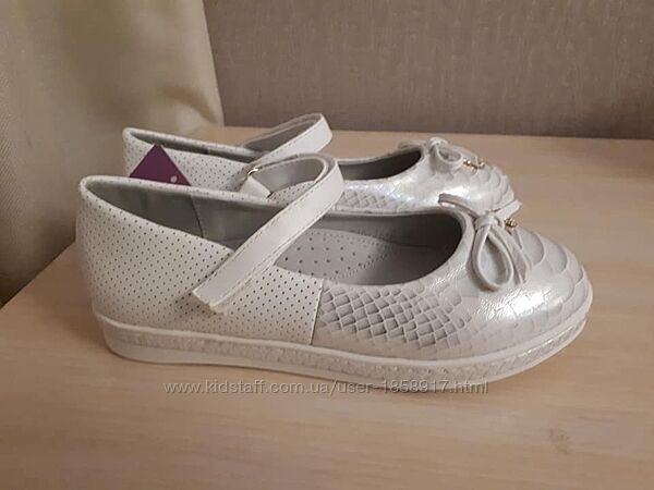 Нарядные белые туфельки ТОМ. М