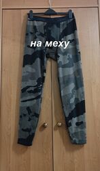 Подштанники lapasa камуфлированные на меху теплые термоштаны