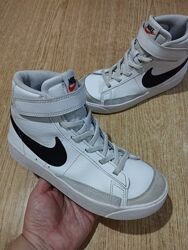 Хайтопи Nike Blazer Mid 77 шкіряні кросівки найк