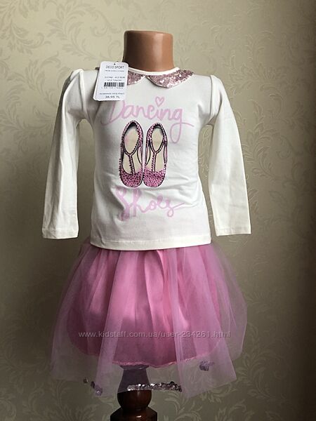 Комплект юбка с фатином и кофточка на 2-3 года