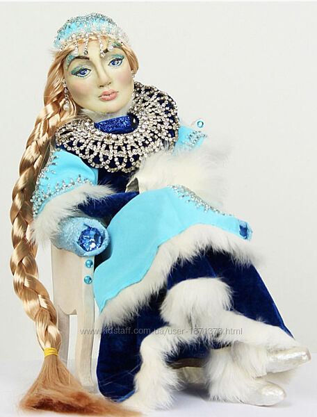 Авторская кукла Снежная Королева эксклюзивная ручная работа