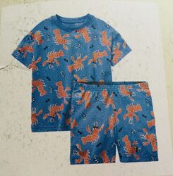 122-128 Pepperts. Німеччина Літня піжама, дитячий комплект. футболка і шорт