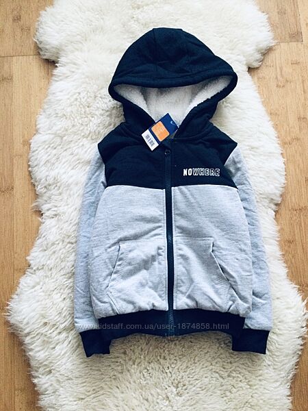 Lupilu Німеччина 110-116 Тепла демі куртка на хутрі. Бомбер з останньої к