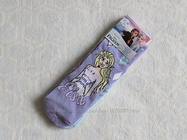 Шкарпетки дитячі комплект 2 пари роз. 27-30, 35-38 від disney frozen нові