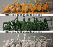 Воїни київської Русі 9-10ст 1/32м 54мм 8-м фігурок, солдатики фігурки набір
