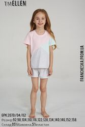 Літній комплект для дівчинки шортифутболка THEONA GPK 2070/04/02 